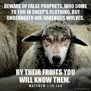 FALSE PROPHETS, FALSE APOSTLES; THE FUTURE OF THE CHURCH